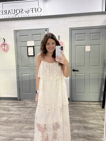 Ivory Lace Dress