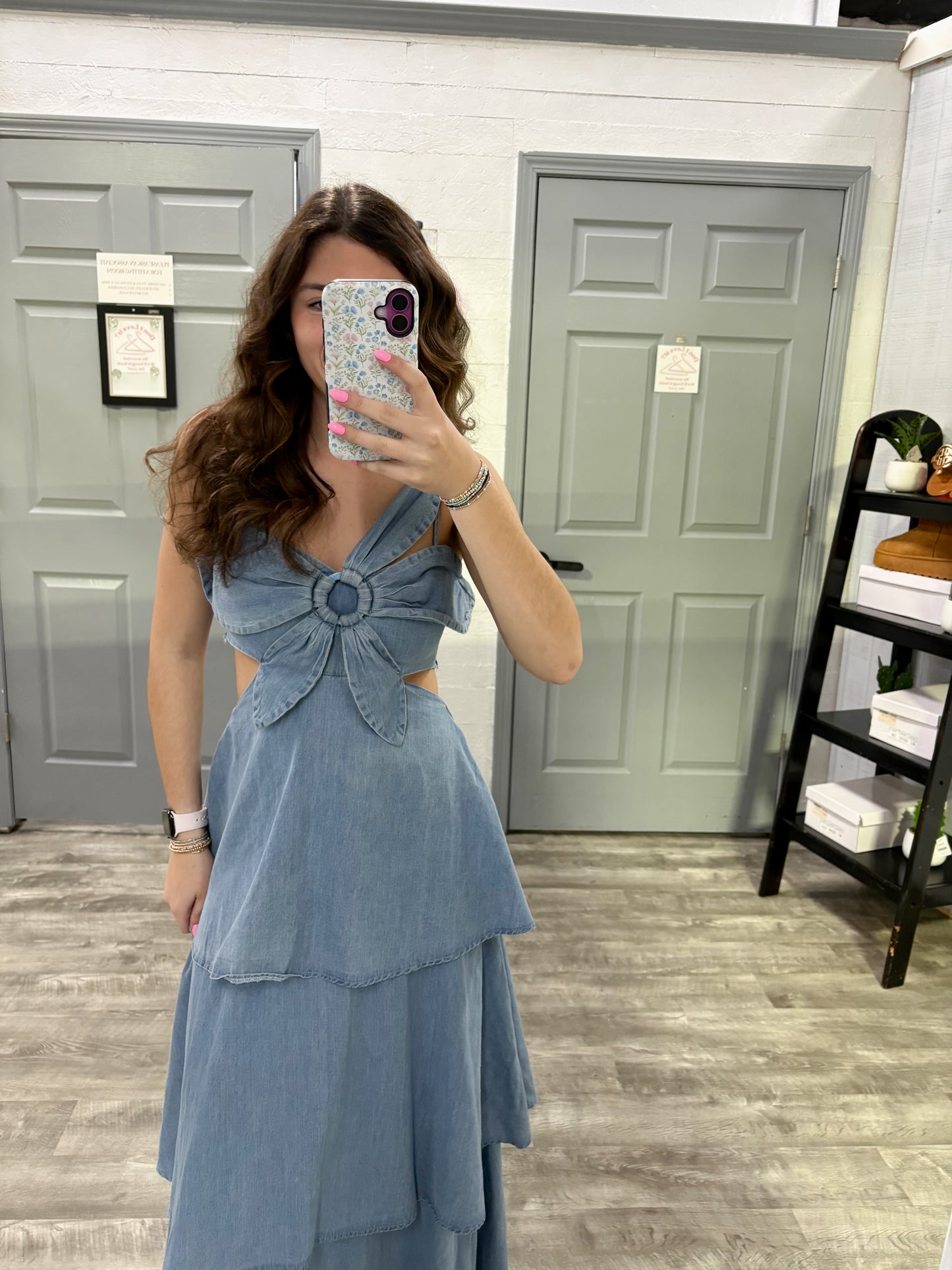 Denim Daisy Dress