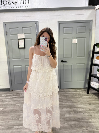 Ivory Lace Dress
