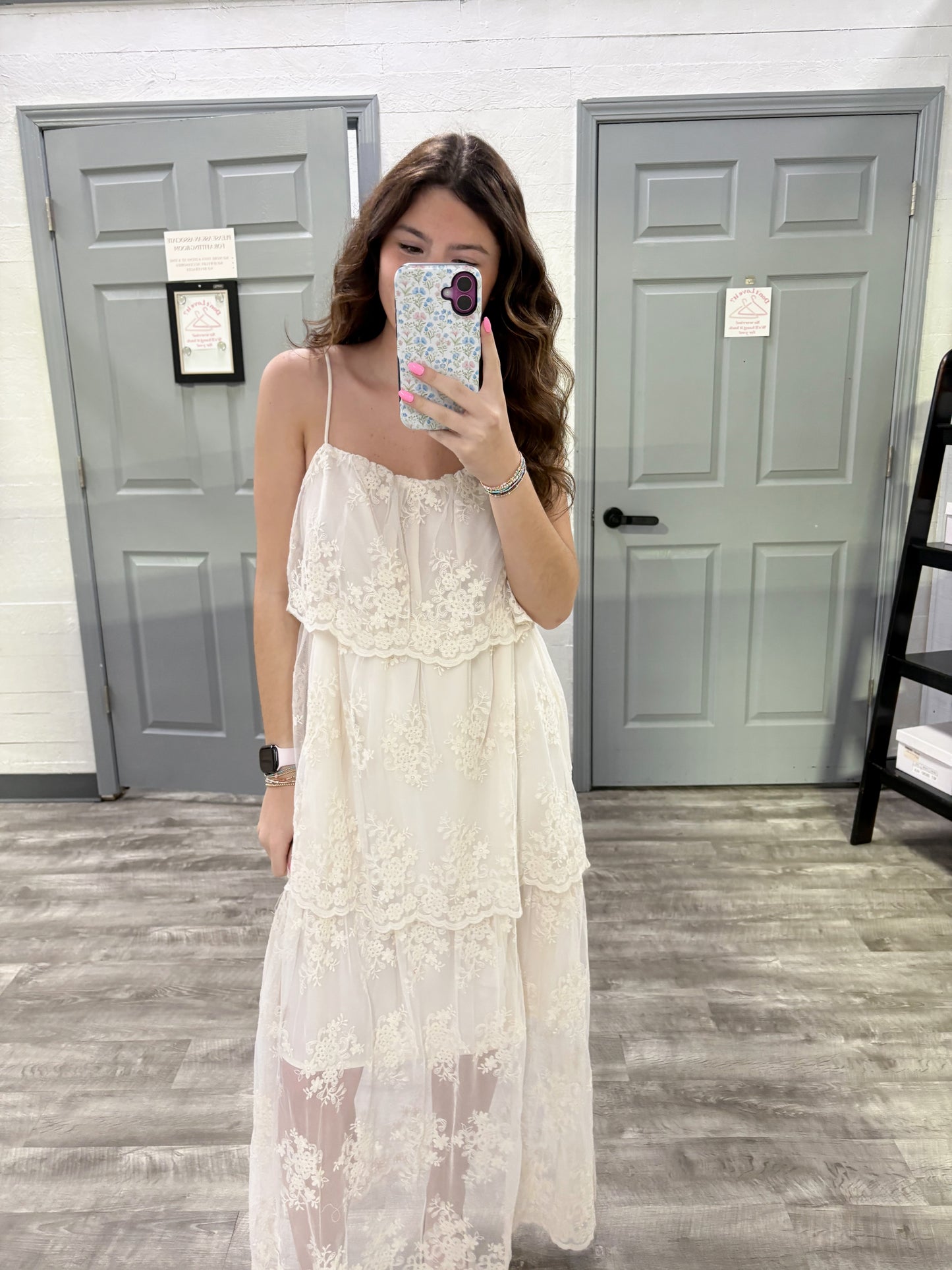 Ivory Lace Dress
