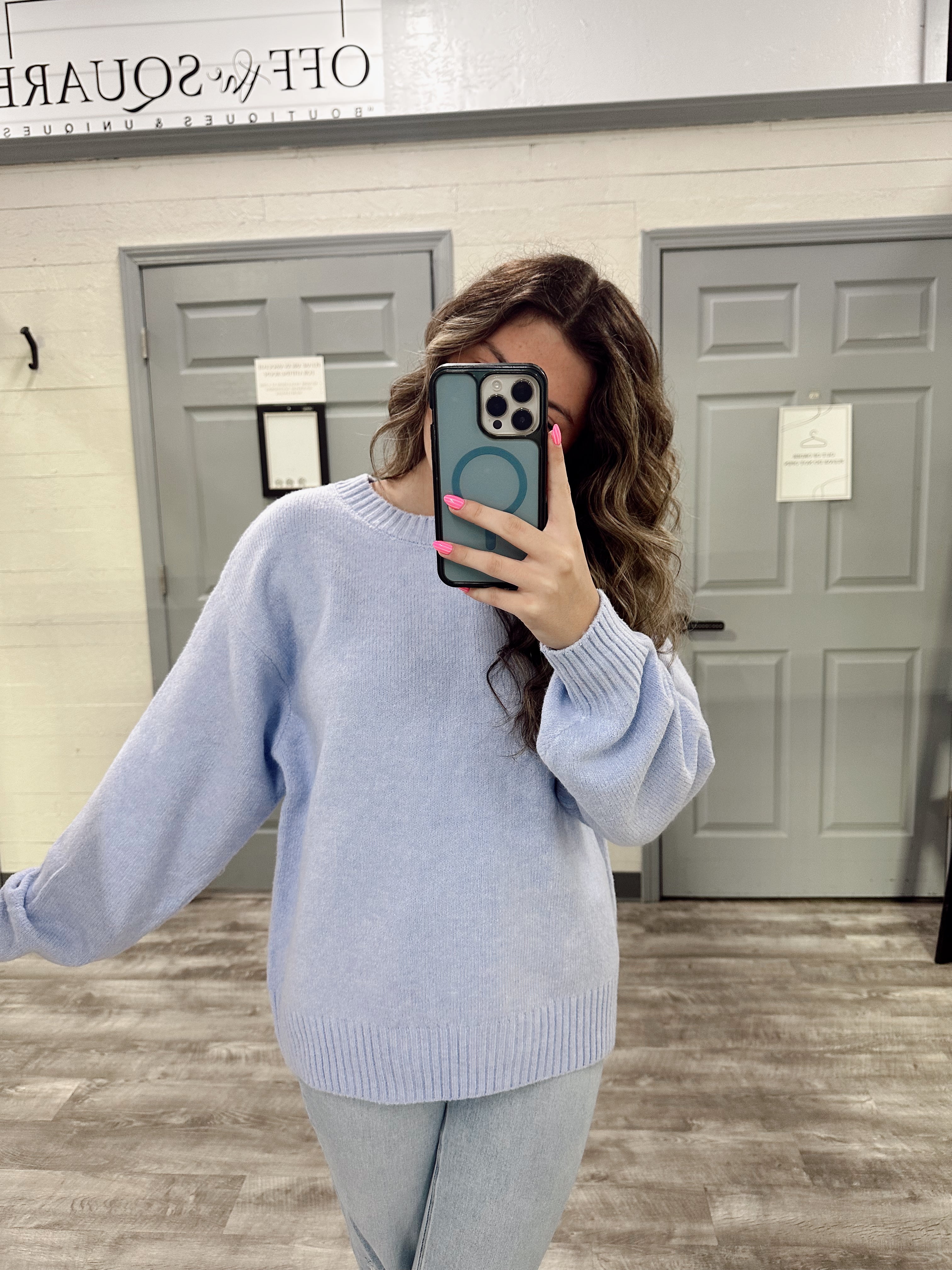 Everyday Blue Sweater